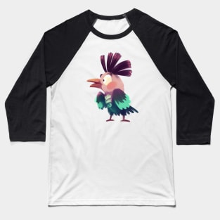 Cute Cuckoo Drawing Baseball T-Shirt